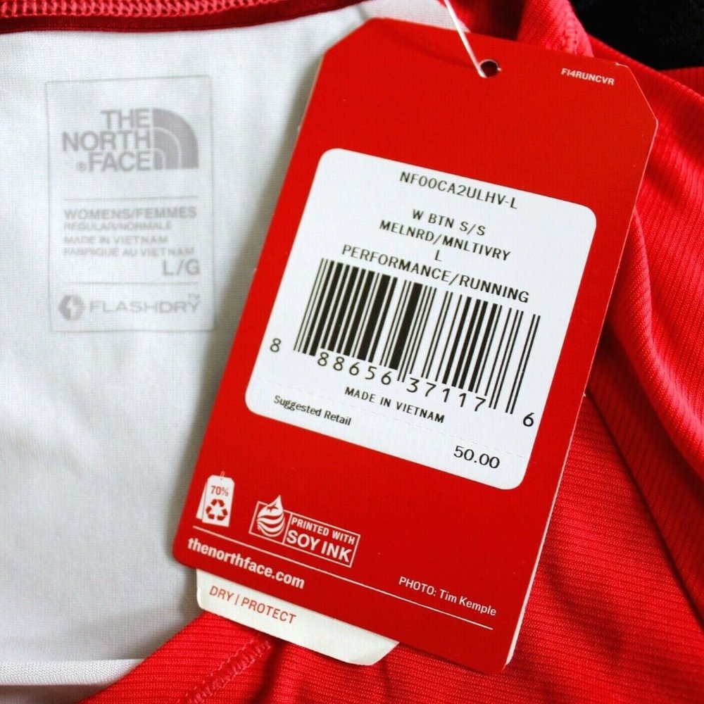 The North Face Women's Better Than Naked Ultralight Tee Size L - Picture 5 of 6